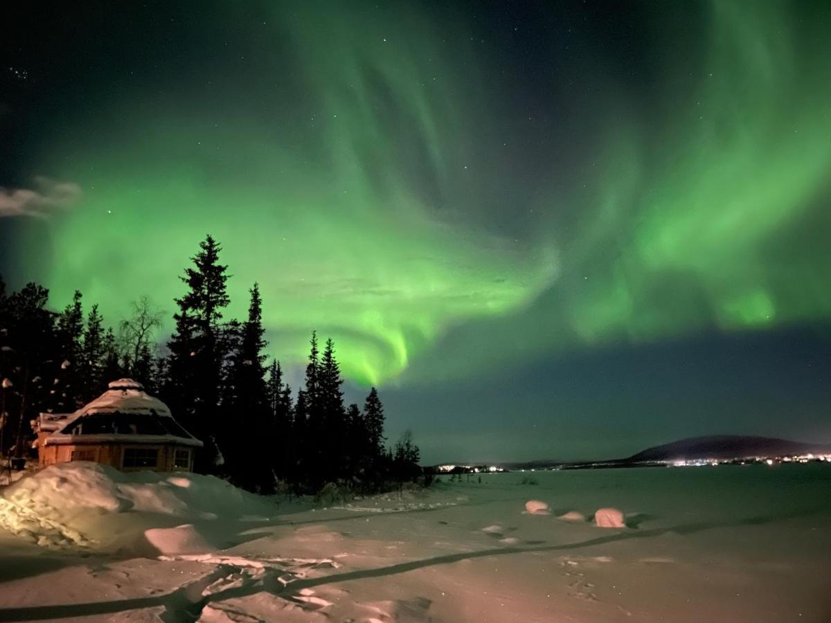 Northern Light Huts - Paradise Lapland Kiruna Bagian luar foto