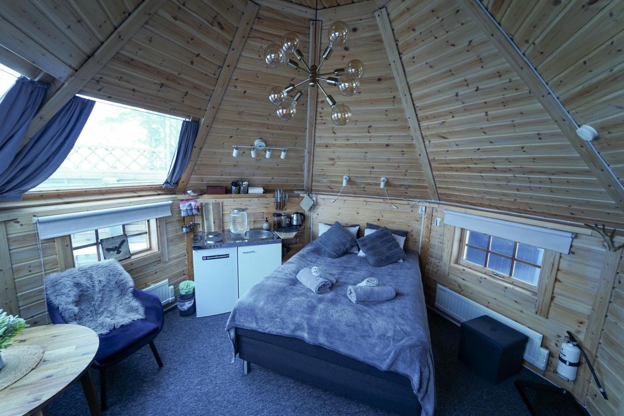 Northern Light Huts - Paradise Lapland Kiruna Bagian luar foto